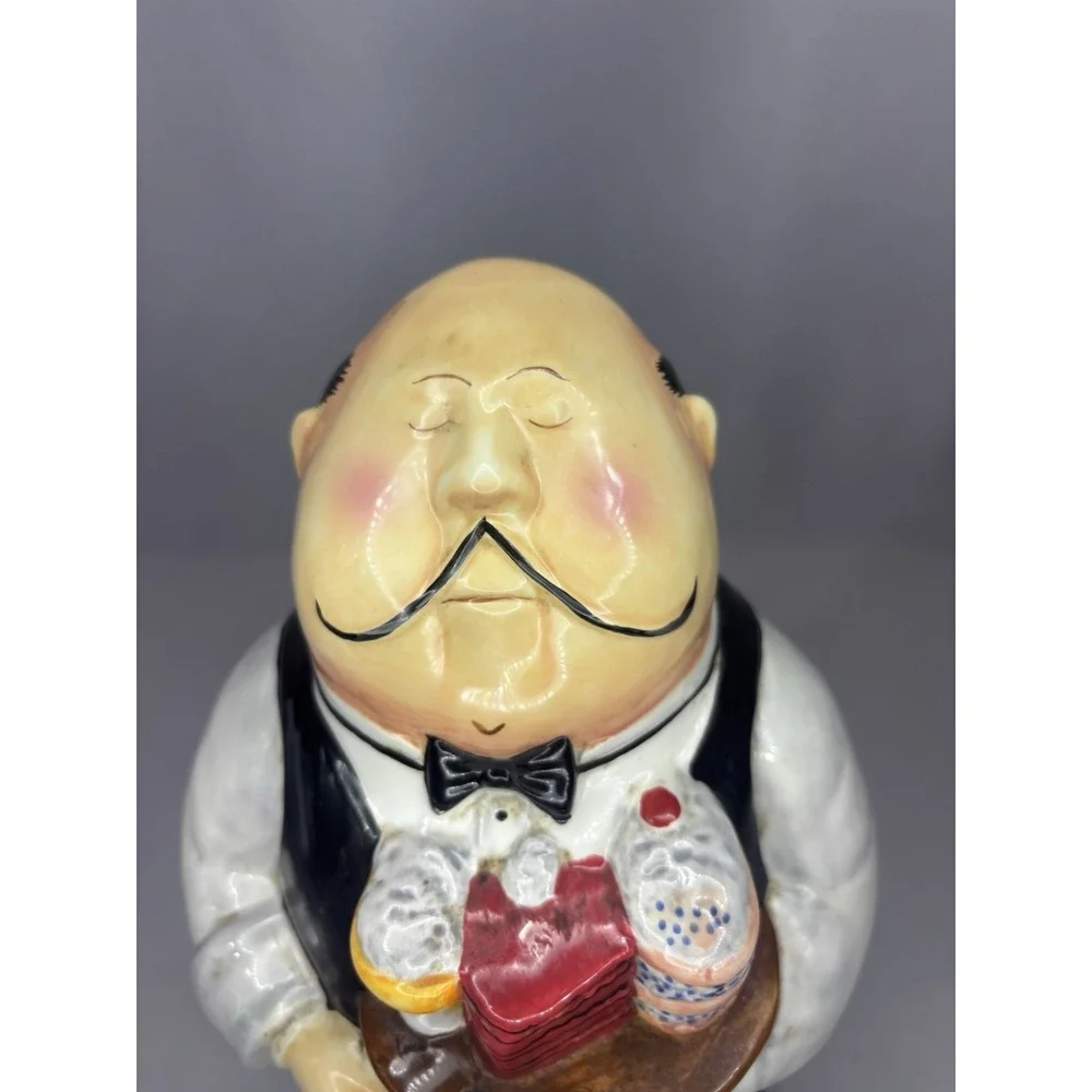 Vintage T. Flickinger Certified International Ceramic Butler Utensil Holder